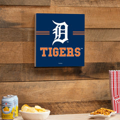 Detroit Tigers Wood Wall Sign, 12x12 - MLB Home