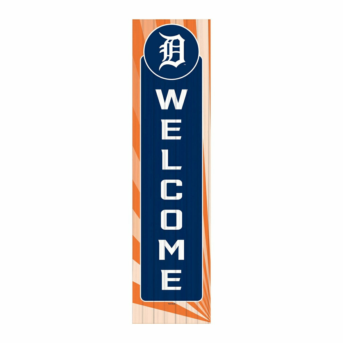 Detroit Tigers, Summer Seasonal Leaner, 46" Single Sided - MLB Home