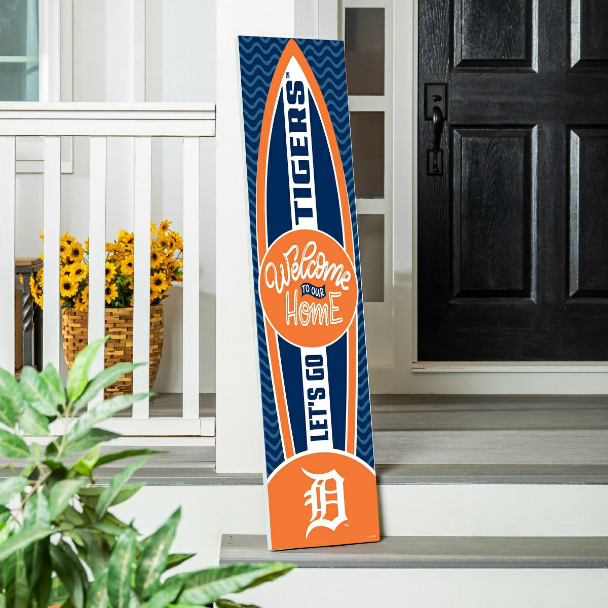 Detroit Tigers Summer Seasonal Surfboard ECM Exclusive 47" Single Side - MLB Home