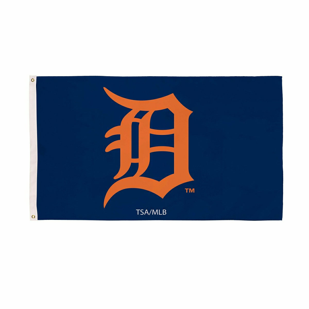 Detroit Tigers Single Sided Flag w/ 2 Grommets, 3'x5' - MLB Home