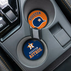 Houston Astros Car Coaster Set, 2pc - MLB Home