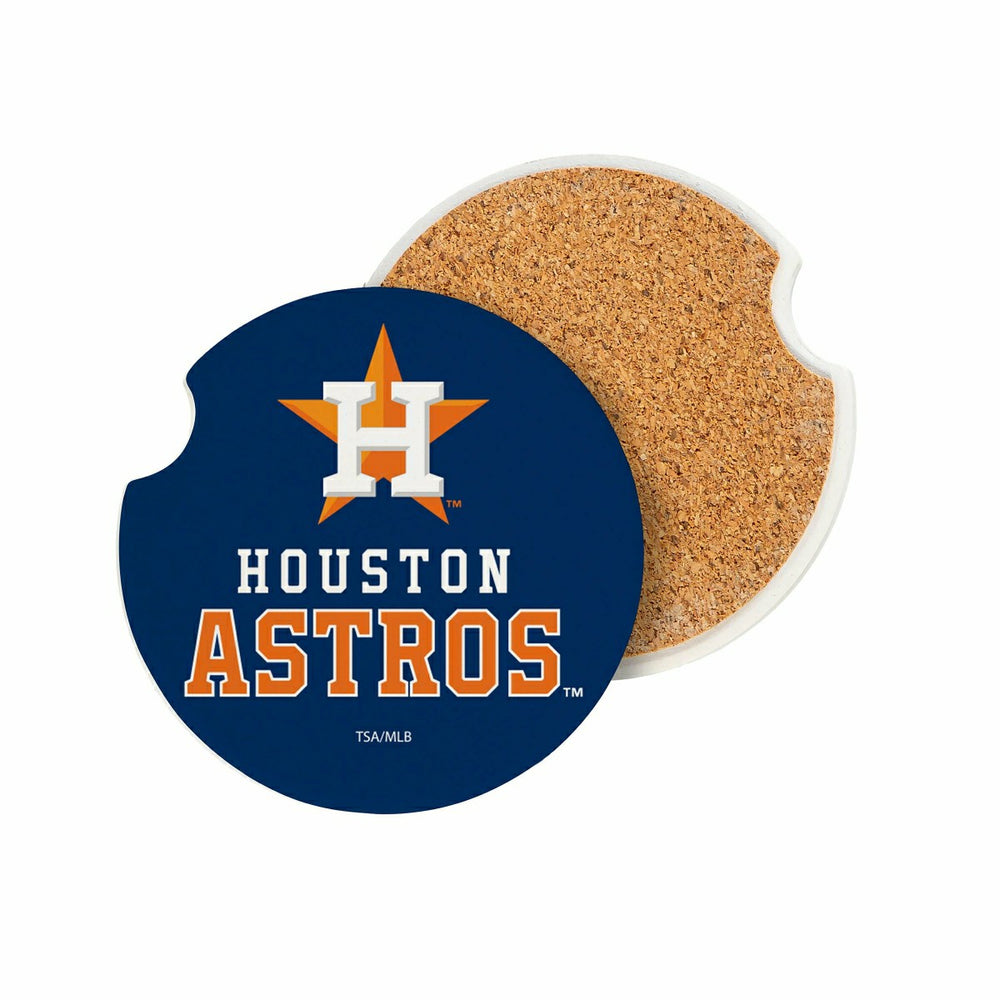 Houston Astros Car Coaster Set, 2pc - MLB Home