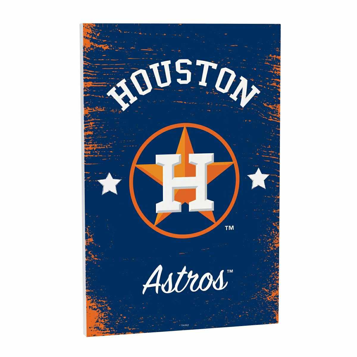Houston Astros Wood Wall Sign, 16x24 - MLB Home