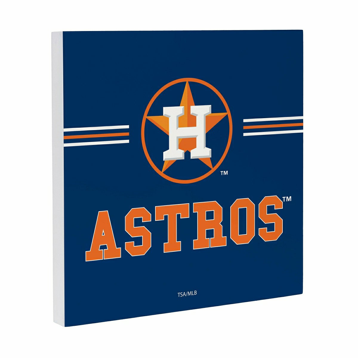 Houston Astros Wood Wall Sign, 12x12 - MLB Home