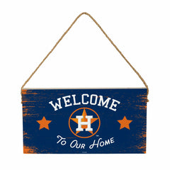 Houston Astros Wood Wall Sign, 6x11 - MLB Home