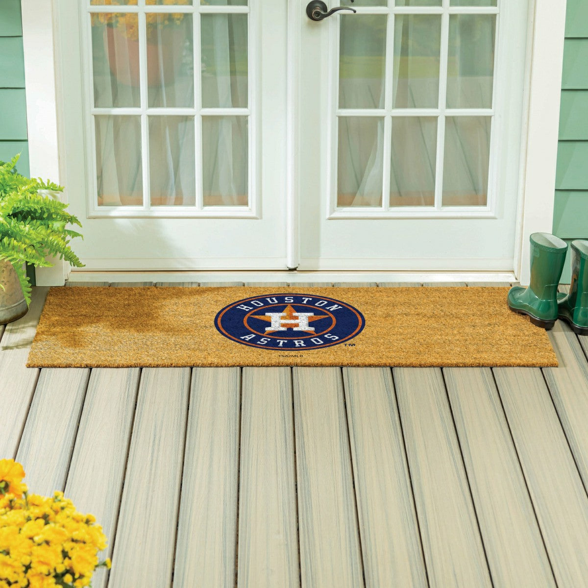 Houston Astros Extra Large Full Color Coir Mat, 60"x24" - MLB