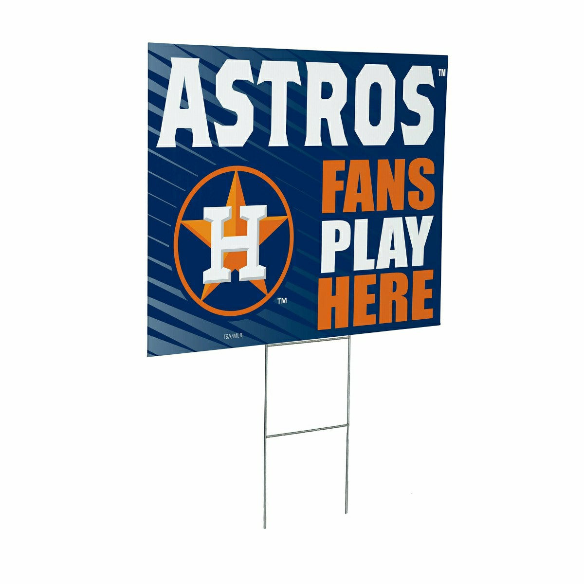 Houston Astros Coroplast Yard Sign "Fans Play Here" - MLB Home