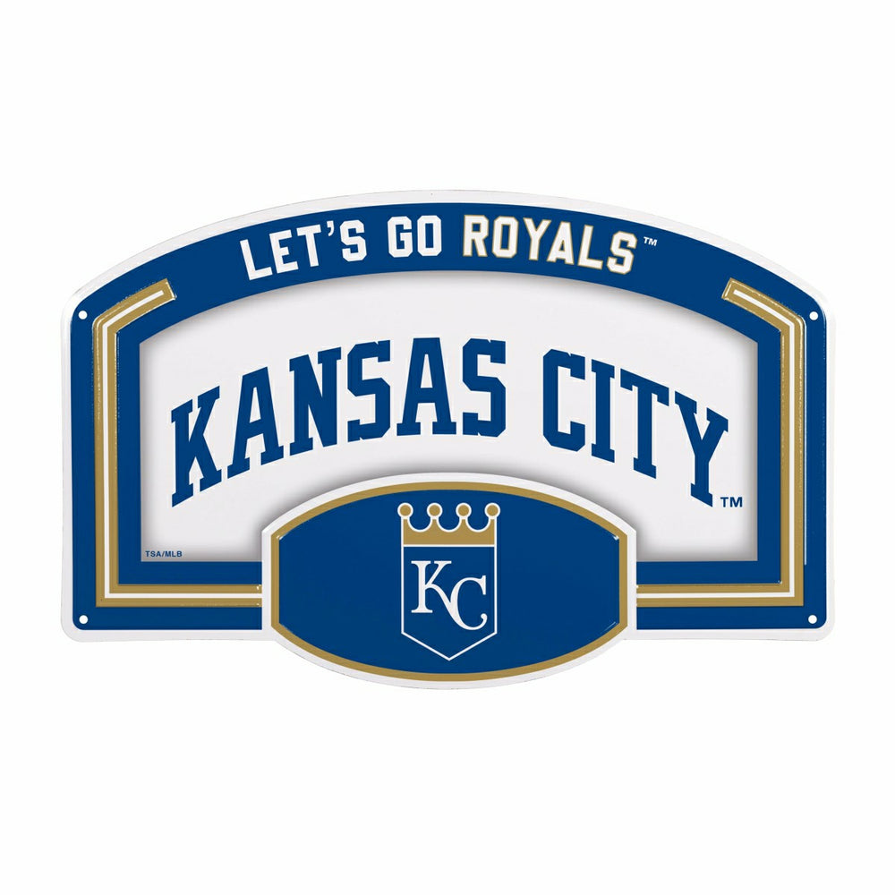 Kansas City Royals USA Embossed Steel Wall Sign, 11" x 17" - MLB Home