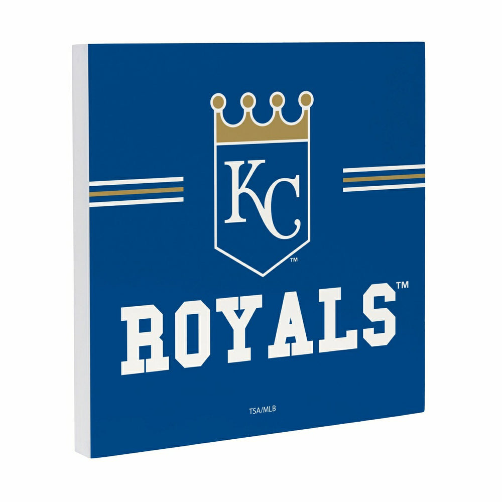 Kansas City Royals Wood Wall Sign, 12x12 - MLB Home