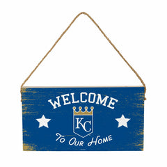 Kansas City Royals Wood Wall Sign, 6x11 - MLB Home