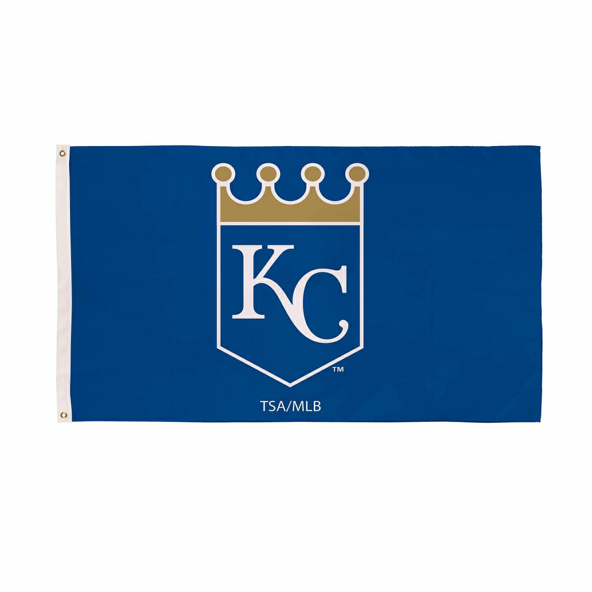 Kansas City Royals Single Sided Flag w/ 2 Grommets, 3'x5' - MLB Home