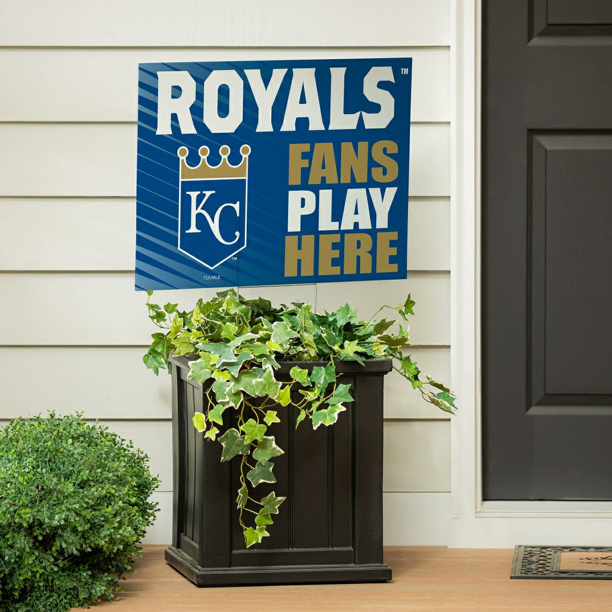 Kansas City Royals Coroplast Yard Sign "Fans Play Here" - MLB Home