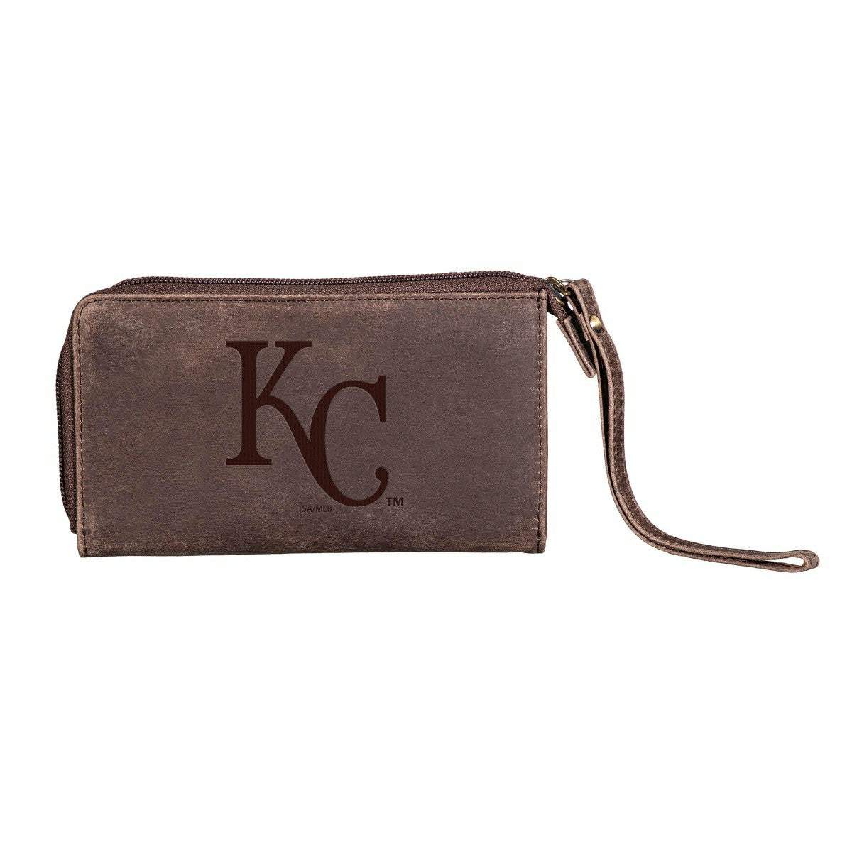 Kansas City Royals Wristlet Wallet Brown - MLB Home