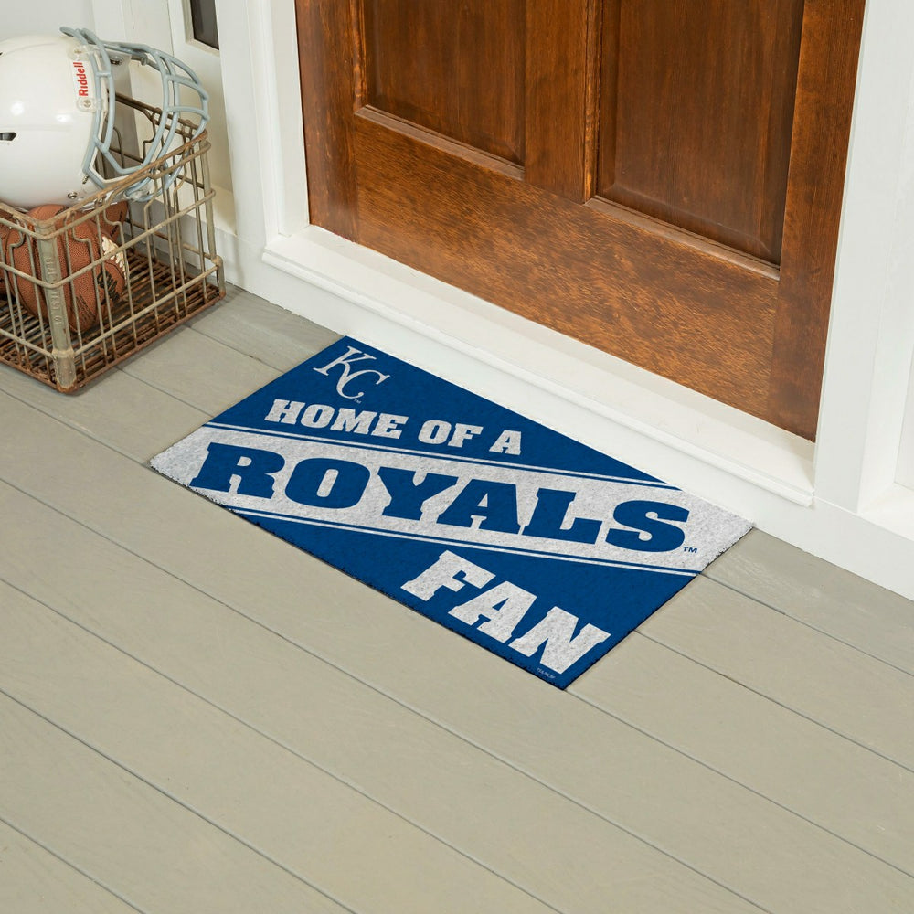 Kansas City Royals PVC Mat COLOR Home of a Fan - MLB