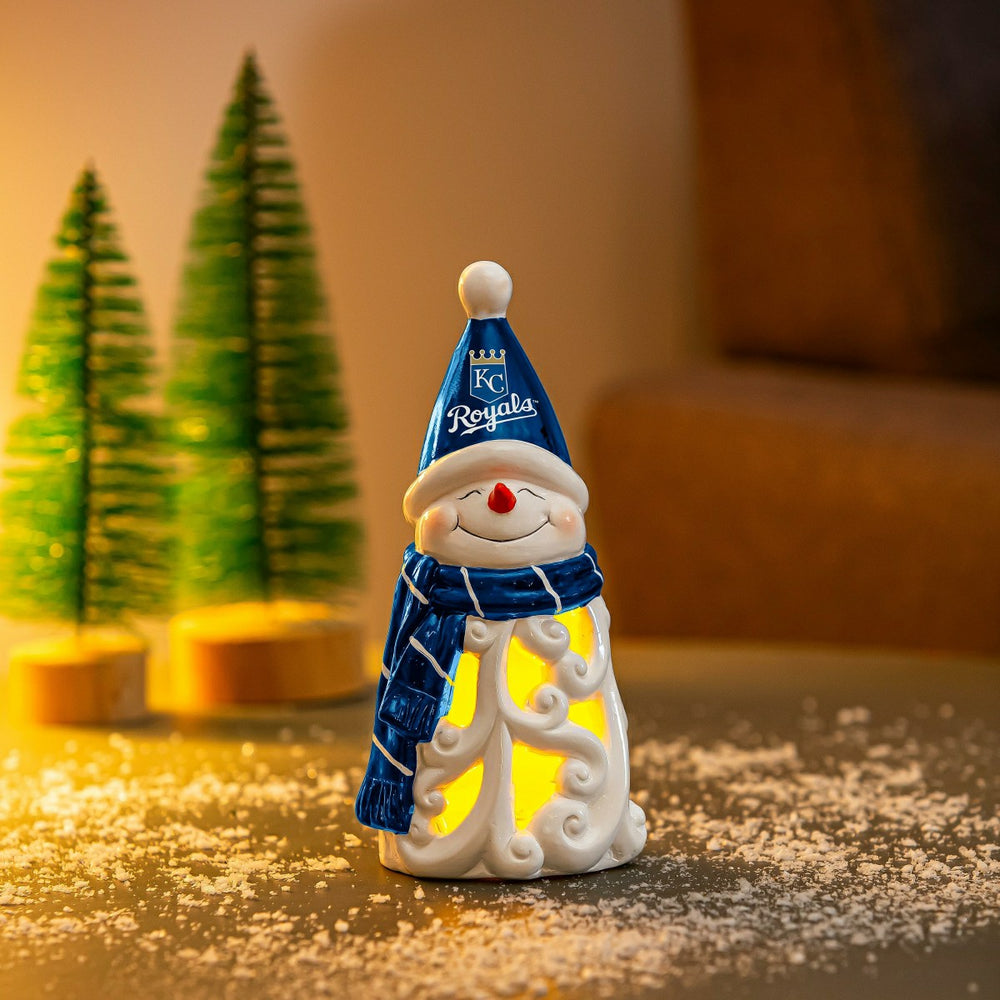 Kansas City Royals Snowman LED Statuary, 8" - MLB Home
