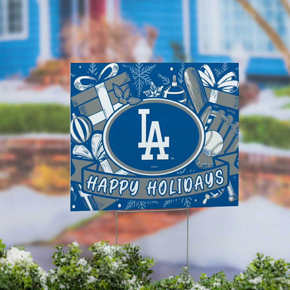 Los Angeles Dodgers Yard Sign, Holiday - MLB Home