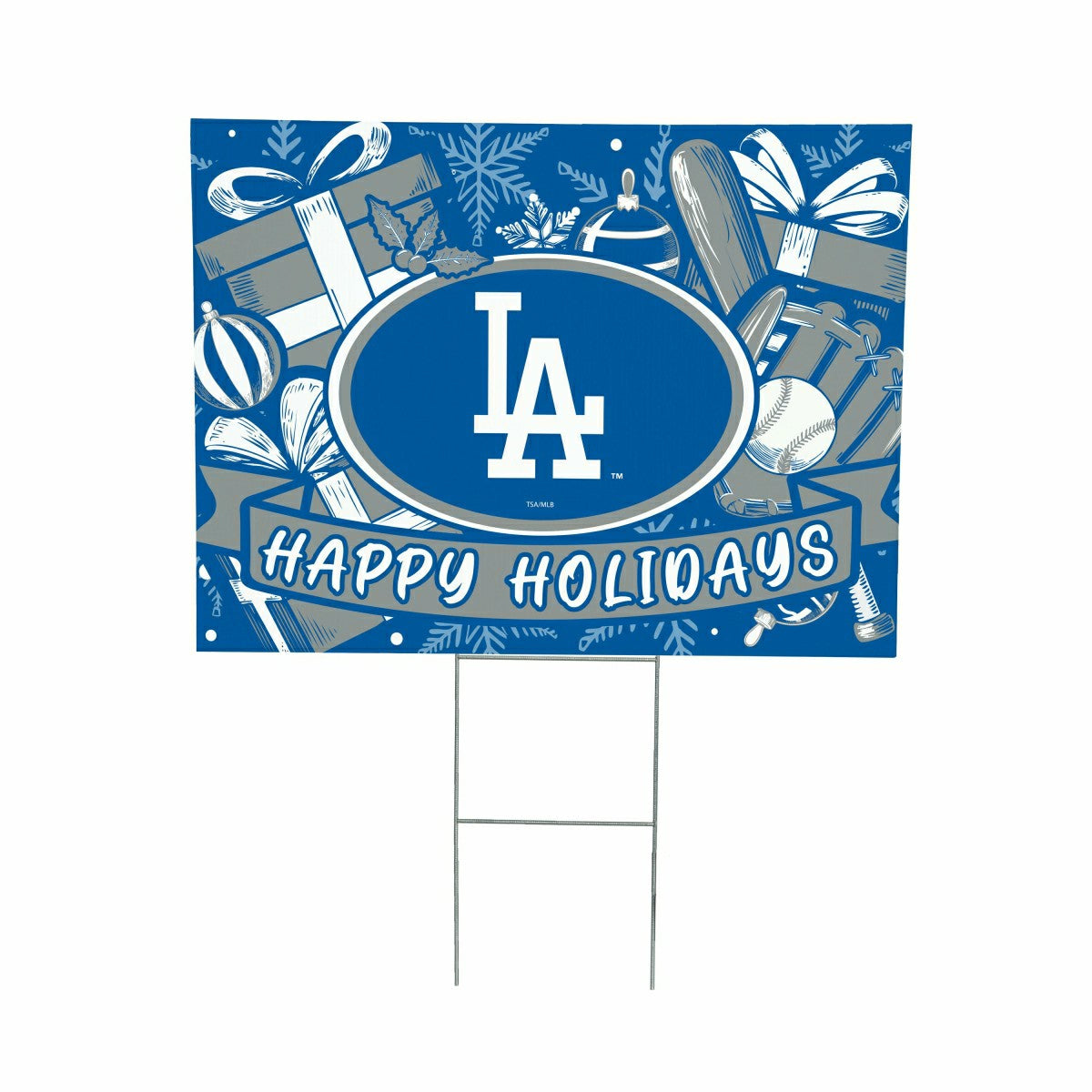 Los Angeles Dodgers Yard Sign, Holiday - MLB Home