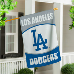 Los Angeles Dodgers Suede Flag, House - MLB Home