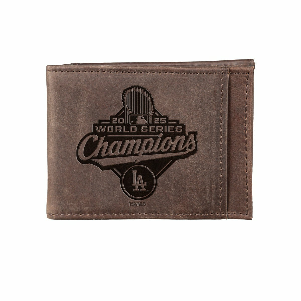 Los Angeles Dodgers, World Series 2025 Front Pocket Wallet, Brown - MLB Home
