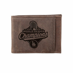 Los Angeles Dodgers, World Series 2025 Front Pocket Wallet, Brown - MLB Home