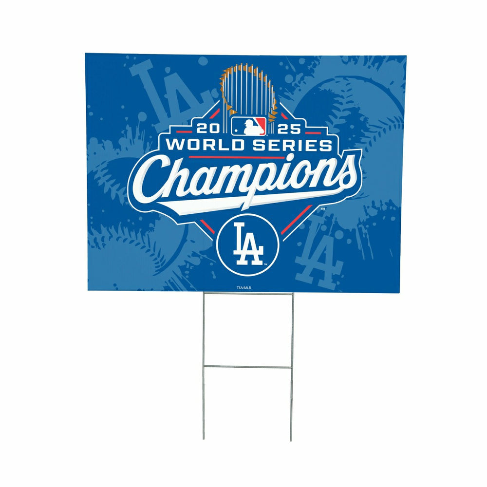 Los Angeles Dodgers, World Series 2025 Cororplast Yard Sign - MLB Home