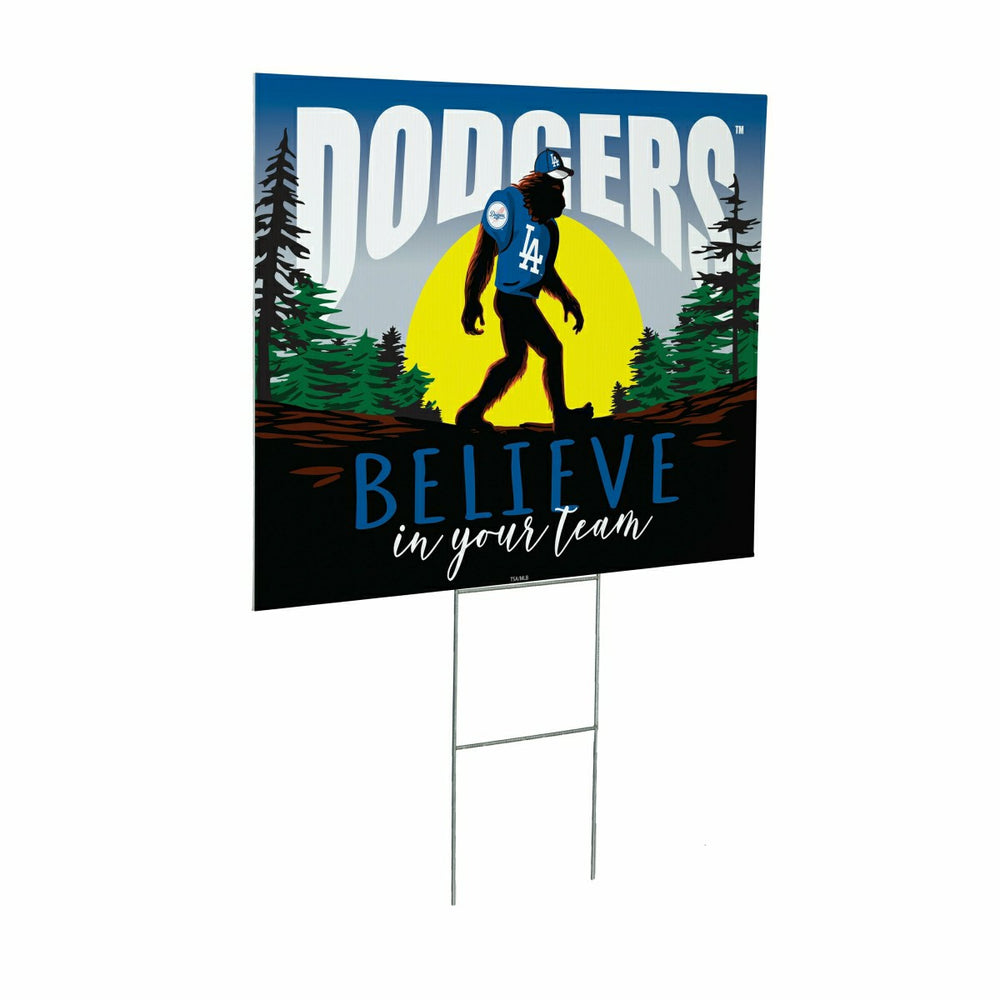 Los Angeles Dodgers Yard Sign, Bigfoot - MLB Home