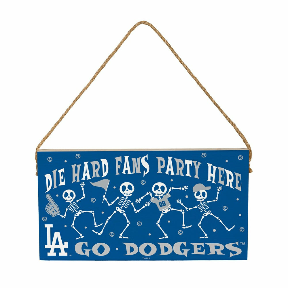 Los Angeles Dodgers Halloween Wood Wall Sign, 6x11 - MLB Home