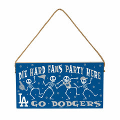 Los Angeles Dodgers Halloween Wood Wall Sign, 6x11 - MLB Home