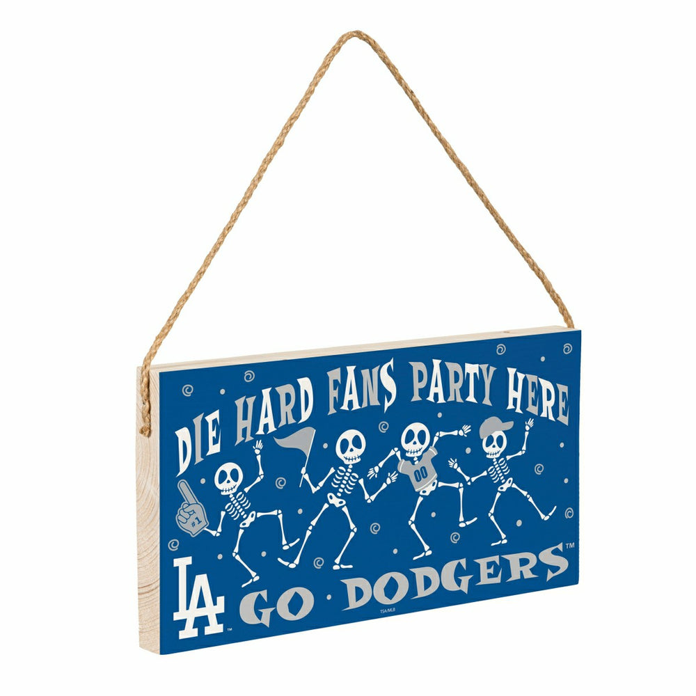 Los Angeles Dodgers Halloween Wood Wall Sign, 6x11 - MLB Home