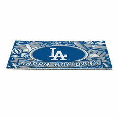 Los Angeles Dodgers Holiday PVC Mat, 28"x16" - MLB