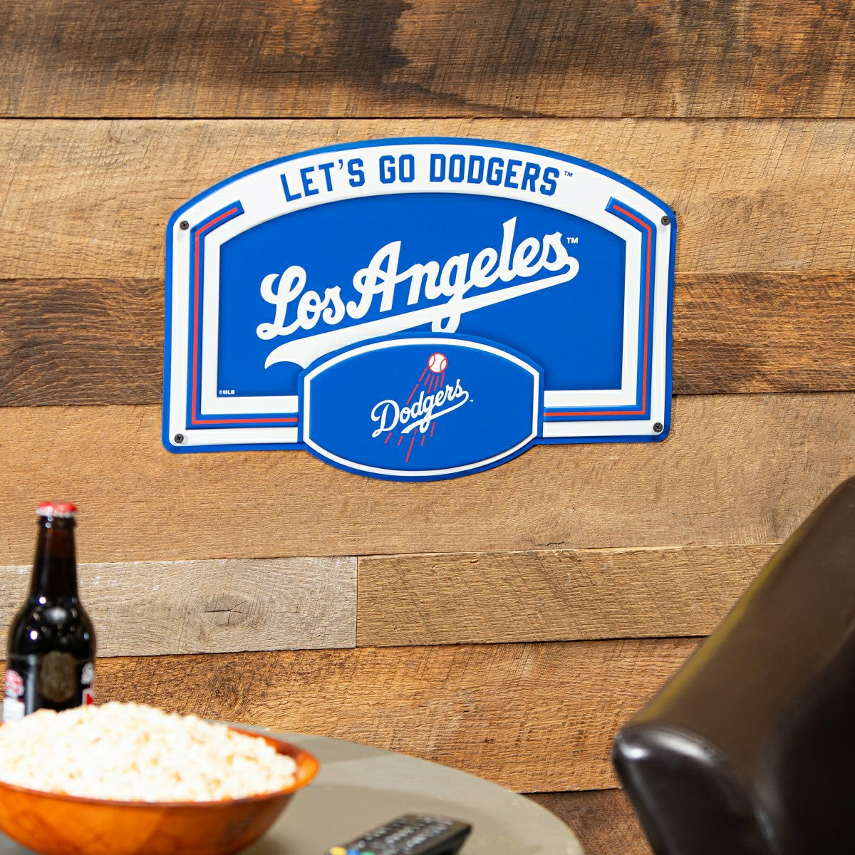 Los Angeles Dodgers USA Embossed Steel Wall Sign, 11" x 17" - MLB Home