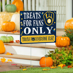 Milwaukee Brewers Yard Sign, Halloween Treats for Fans - MLB Home