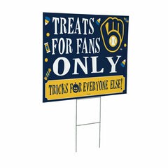 Milwaukee Brewers Yard Sign, Halloween Treats for Fans - MLB Home