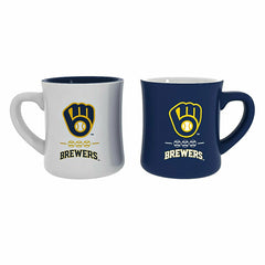 Milwaukee Brewers 10oz Ceramic Cup Set, 2pc - MLB Home