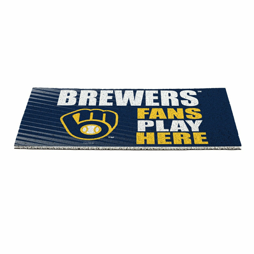 Milwaukee Brewers Fan Mat, 28"x16" - MLB