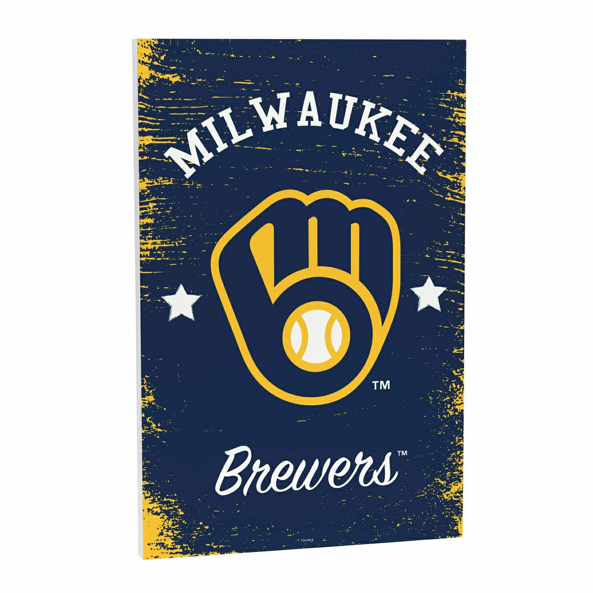 Milwaukee Brewers Wood Wall Sign, 16x24 - MLB Home