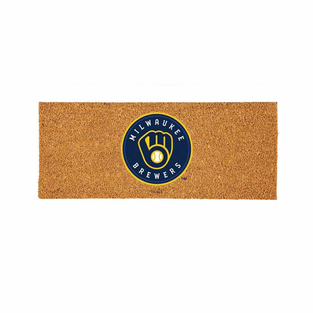 Milwaukee Brewers Extra Large Full Color Coir Mat, 60"x24" - MLB