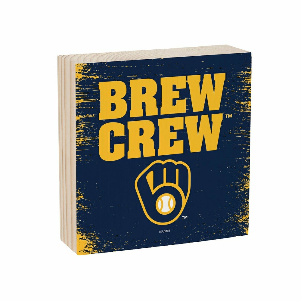Milwaukee Brewers Plock, Down Home Fans, 6x6 - MLB Home