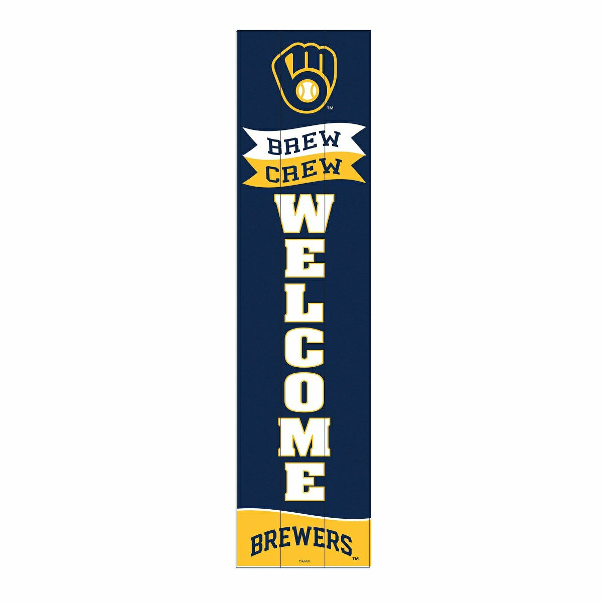 Milwaukee Brewers, 46" Leaner - MLB Home