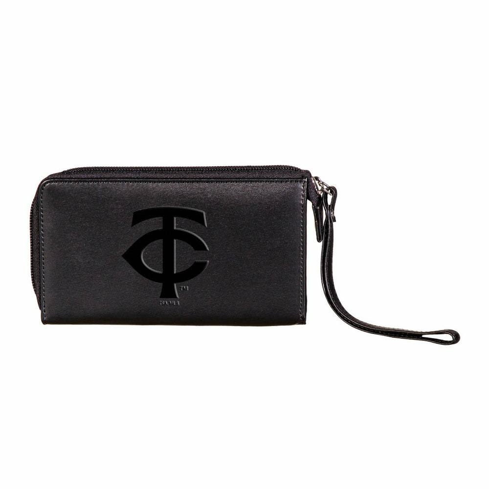 Minnesota Twins Wristlet Wallet Black - MLB Home