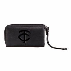 Minnesota Twins Wristlet Wallet Black - MLB Home