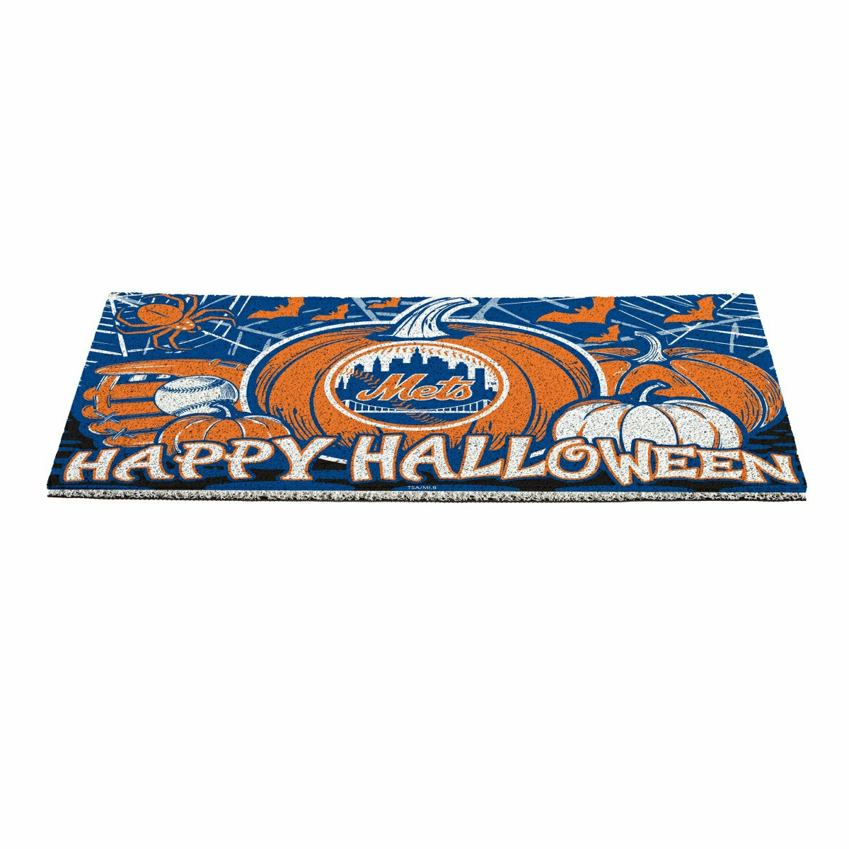 New York Mets Halloween PVC Mat, 28"x16" - MLB