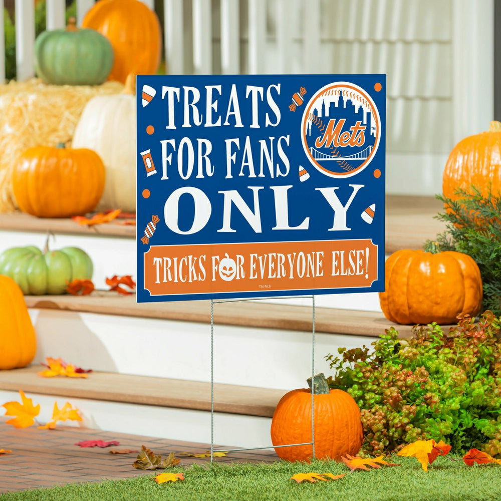 New York Mets Yard Sign, Halloween Treats for Fans - MLB Home