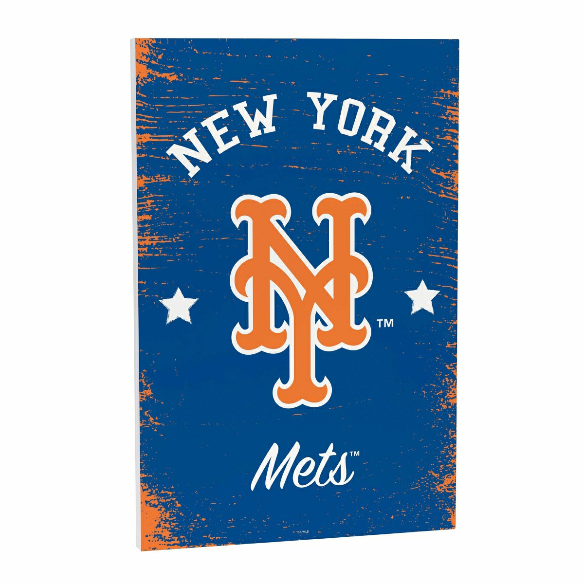 New York Mets Wood Wall Sign, 16x24 - MLB Home