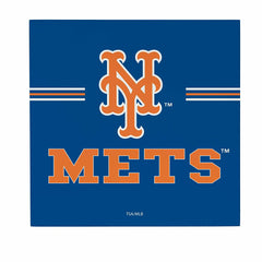 New York Mets Wood Wall Sign, 12x12 - MLB Home
