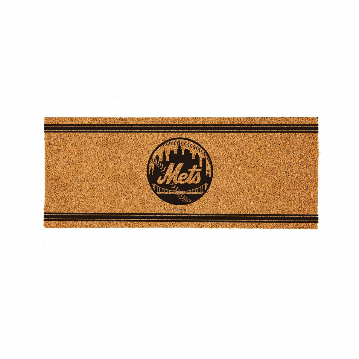 New York Mets Extra Large One Color Coir Mat, 60"x24" - MLB