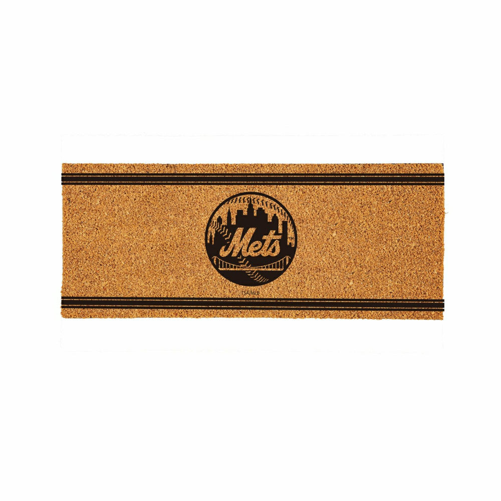 New York Mets Extra Large One Color Coir Mat, 60"x24" - MLB
