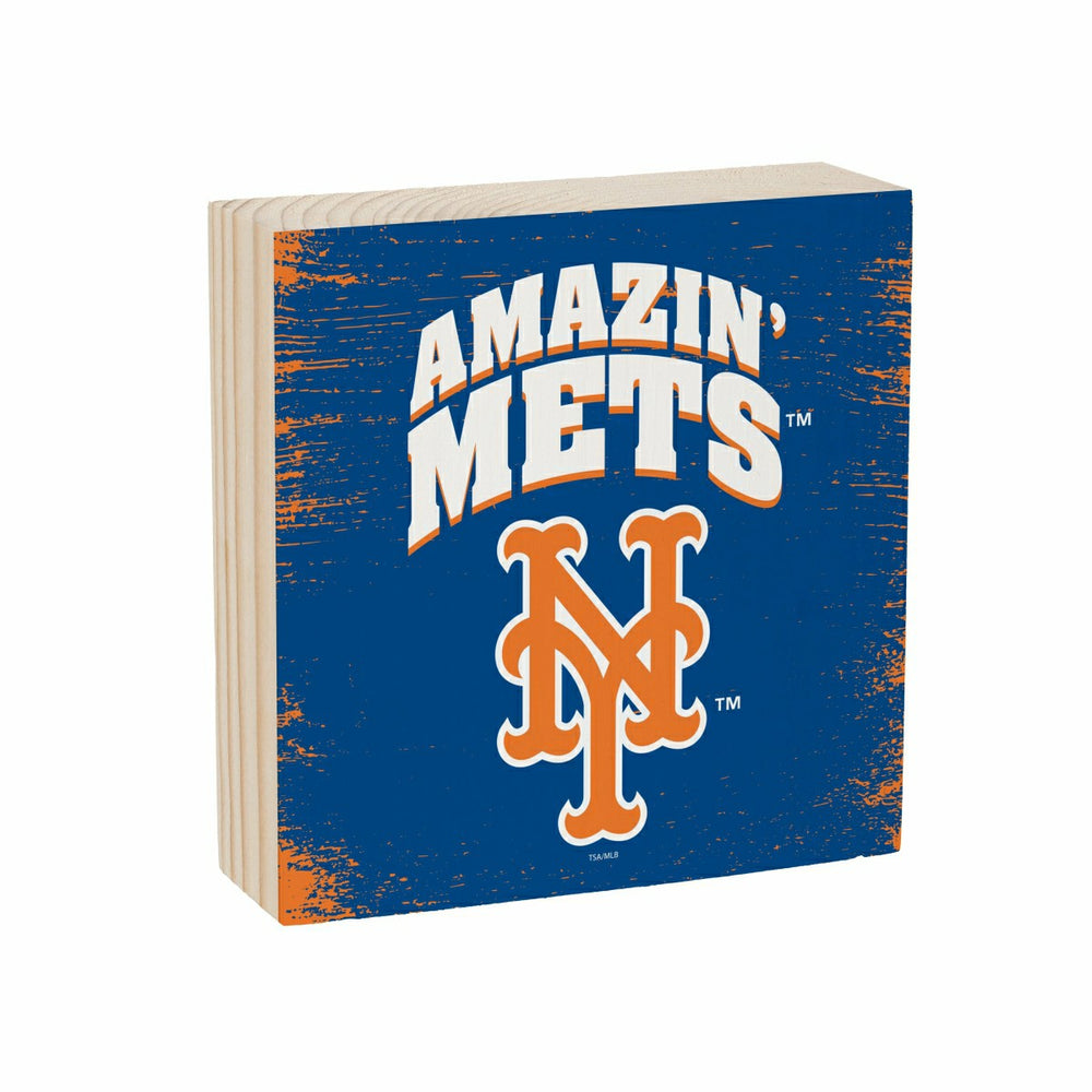 New York Mets Plock, Down Home Fans, 6x6 - MLB Home