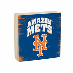 New York Mets Plock, Down Home Fans, 6x6 - MLB Home