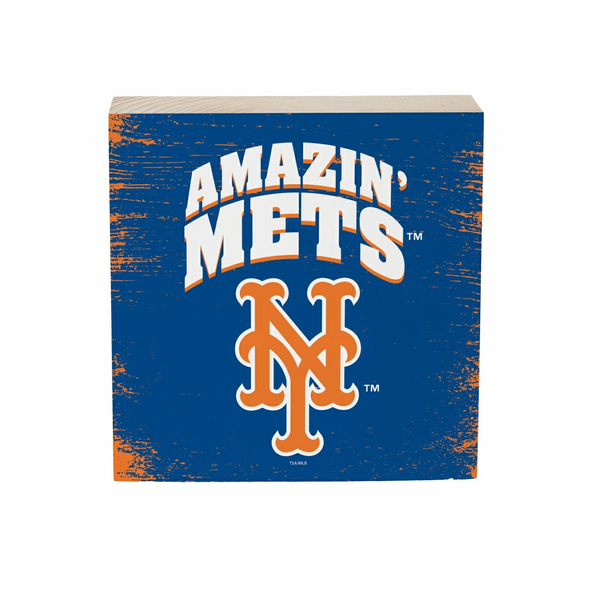 New York Mets Plock, Down Home Fans, 6x6 - MLB Home